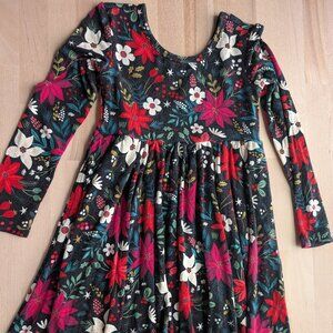 Little Sleepies Dress - 5 Berry Merry Twirl Dress